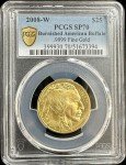 2008-W Burnished American Buffalo 1/2 oz Gold Coin