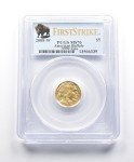 2008-W MS70 $5 American Buffalo Gold Coin