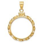 2008 $10 1/4 oz American Buffalo Coin Bezel