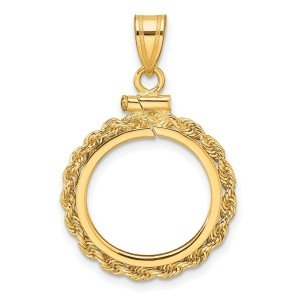 2008 $5 1/10 oz American Buffalo Coin Bezel