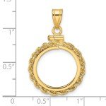 2008 $5 1/10 oz American Buffalo Coin Bezel