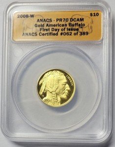 2008-W American Buffalo Gold Proof Coin 1/4 oz