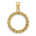 2008 $5 American Buffalo Coin in 14k Bezel