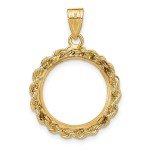 2008 $5 American Buffalo Coin in 14k Bezel