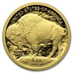 2008 W $10 1/4 Ounce Gold Buffalo Coin