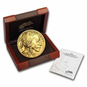 2008 W $10 1/4 Ounce Gold Buffalo Coin
