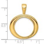 2008 $5 American Buffalo Gold Coin Bezel 14k