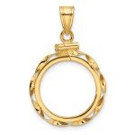 2008 $5 American Buffalo 1/10 oz Gold Coin Bezel