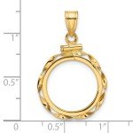 2008 $5 American Buffalo 1/10 oz Gold Coin Bezel