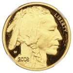 2008-W $10 American Buffalo Gold Coin PR70DCAM