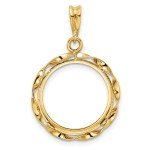 2008 American Buffalo Gold Coin Bezel 14k