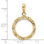 2008 American Buffalo Gold Coin Bezel 14k