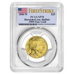 2008-W Burnished $25 American Gold Buffalo Coin