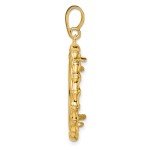 2008 American Buffalo Coin Bezel in 14k Gold