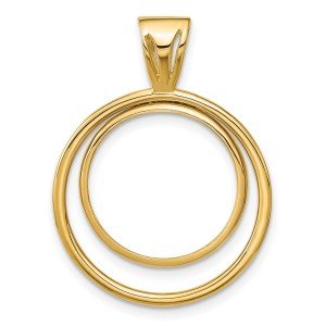 2008 $5 American Buffalo Gold Coin Bezel 14k