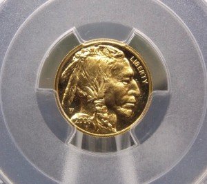 2008 $5 Buffalo Gold Coin 1/10oz PR70