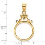 2008 American Buffalo Gold Coin Bezel - 14k