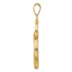 2008 $10 American Buffalo Coin Bezel 14k Gold