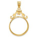 2008 $10 American Buffalo Coin Bezel 14k Gold