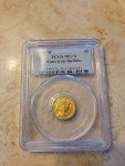2008-W Gold $5 American Buffalo Coin MS70