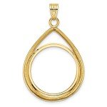 2008 1/4 oz American Buffalo Teardrop Coin Bezel