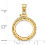2008 $5 American Buffalo Gold Coin Bezel