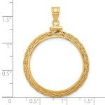 2008 $25 1/2 oz American Buffalo Gold Coin Bezel