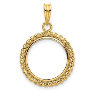 2008 $5 American Buffalo Gold Coin Bezel