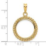 2008 $5 American Buffalo Gold Coin Bezel