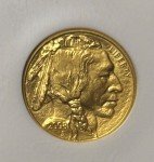 2008 W 1/2 Oz Gold Buffalo Coin MS70