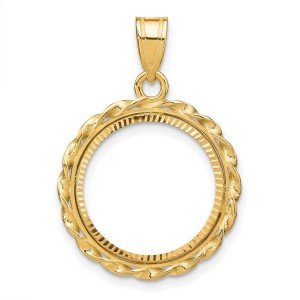 2008 $5 American Buffalo Gold Coin Bezel