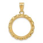 2008 $5 American Buffalo Gold Coin Bezel