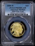 2008-W $25 American Gold Buffalo Coin PR 69