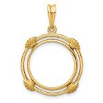 2008 $5 American Buffalo Coin Bezel in 14k Gold