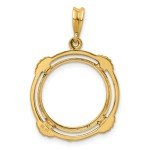 2008 $5 American Buffalo Coin Bezel in 14k Gold