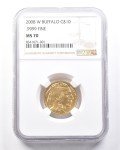 2008-W $10 American Gold Buffalo 1/4 Oz Coin