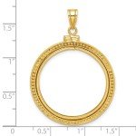 2008 American Buffalo 1/2 oz Gold Coin Bezel