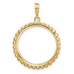 2008 American Buffalo Gold Coin Bezel 14k