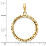 2008 American Buffalo Gold Coin Bezel 14k