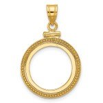 2008 $5 American Buffalo 1/10 oz Gold Bezel