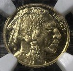 2008-W $5 American Gold Buffalo Coin, PF70 UCAM