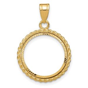 2008 $5 American Buffalo Gold Coin Bezel