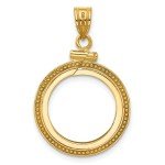 2008 $5 American Buffalo 1/10 oz Gold Bezel