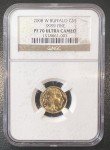 2008-W $5 American Gold Buffalo Coin, PF70 UCAM
