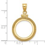 2008 $5 American Buffalo 1/10 oz Gold Bezel