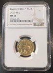 2008-W $10 American Gold Buffalo Coin MS69