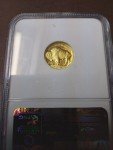 2008 W Burnished Gold Buffalo Coin NGC MS70