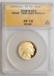 2008-W $10 1/4oz Gold Buffalo Coin PF70 DCAM