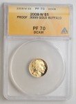 2008-W $5 Gold Proof Buffalo Coin PF70 DCAM