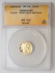 2008-W $5 Gold Proof Buffalo Coin PF70 DCAM